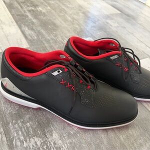 Nike Air Jordan ADG 5 Black Red Golf Shoes FQ6642-001  Men’s Size 12 Golfer